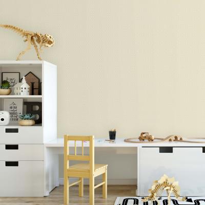 8919 Serisi | Pastel Renkli ve Zigzag Desenli Minimal Duvar Kağıdı