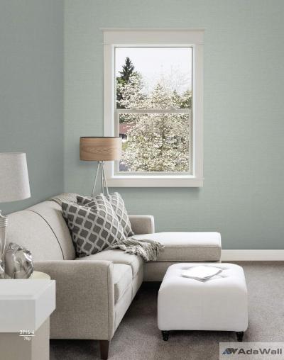 3716 Serisi | Kaba Keten Kumaş Dokulu Duvar Kağıdı