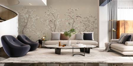 FJ304 Serie | Flowers And Birds Pattern Mural Wallpaper