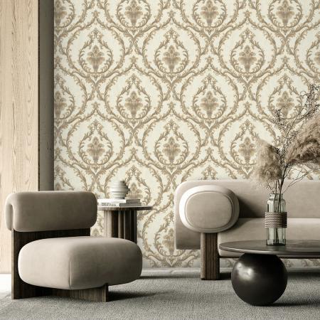 1401 Series | Damask Design Wallpaper