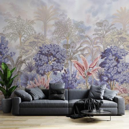 SE304 Series | Colorful Jungle Design Mural Wallpaper