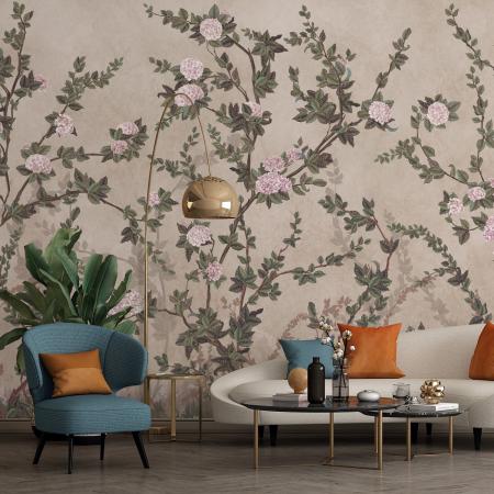 SE313 Series | Floral Design Mural Wallpaper