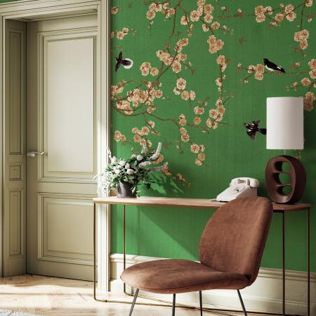 SE316 Series | Floral and Bird Detailed Design Mural Wallpaper