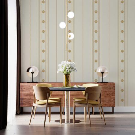 1309 Series | Classical Striped Wallpaper