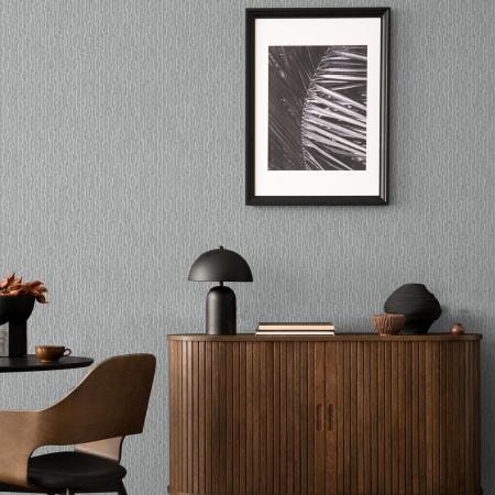 23205 Series | Striped Geometric Design Wallpaper