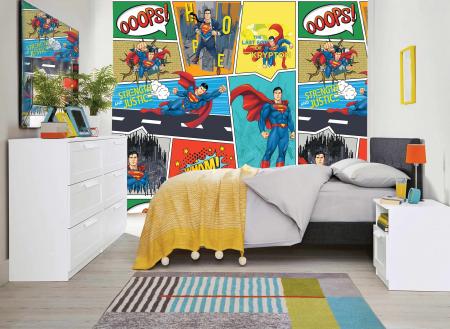 CODE WB2035 | SUPERMAN MURAL WALLPAPER