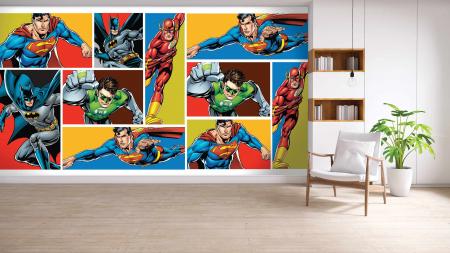 CODE WB2041 | JUSTICE LEAGUE MURAL WALLPAPER