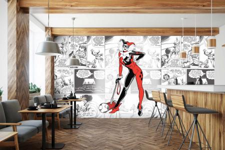 CODE WB2042 | HARLEY QUINN MURAL WALLPAPER