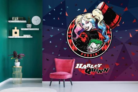 CODE WB2064 | HARLEY QUINN MURAL WALLPAPER