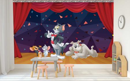 CODE WB2089 | TOM AND JERRY MURAL WALLPAPER