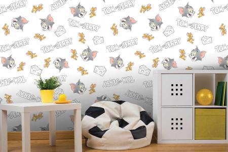 CODE WB2103 | TOM AND JERRY MURAL WALLPAPER