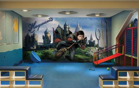 CODE WB2112 | HARRY POTTER MURAL WALLPAPER