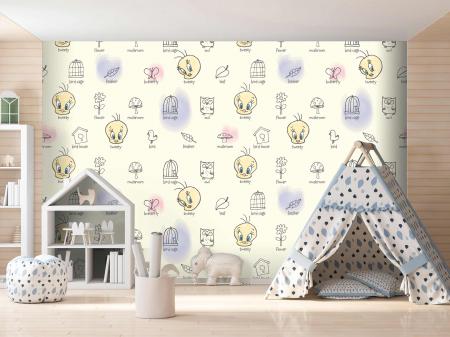 CODE WB2141 | LOONEY TUNES MURAL WALLPAPER