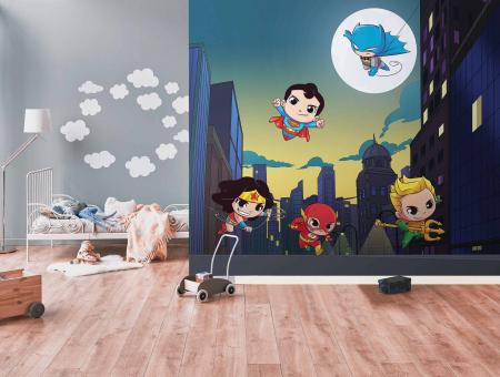 CODE WB2157 | DC SUPER FRIENDS MURAL WALLPAPER