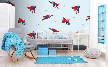 CODE WB2160 | SUPERMAN MURAL WALLPAPER