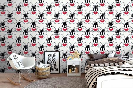 CODE WB2166 | LOONEY TUNES SYLVESTER MURAL WALLPAPER