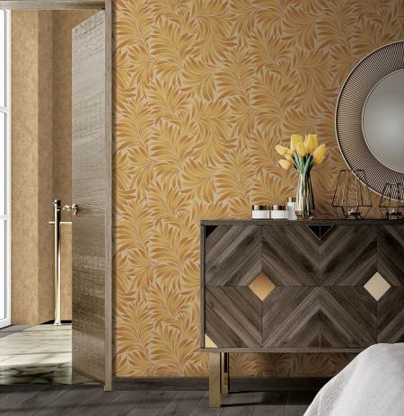 7812 Serie | Tropical stylized leaves pattern wallpaper