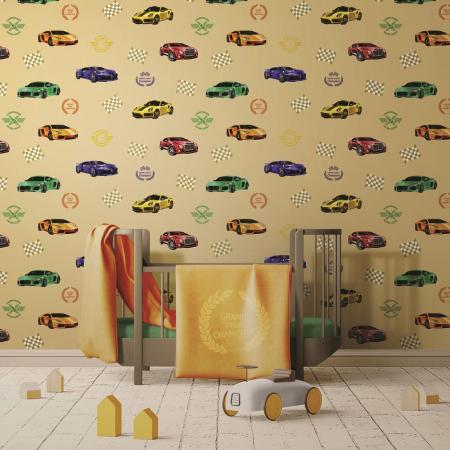8909 Serie | Racing Themed Wallpaper for Car and Speed Loving Kids