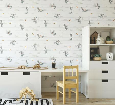 8934 Serie | Wallpaper with Bugs Bunny Cartoon Character