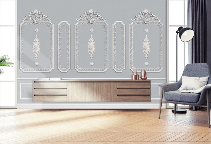 MOULDING MURAL WALLPAPER