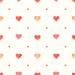 8905 Serie | Heart Shaped Patterned Wallpaper with Warm Colors