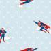 8915 Serie | Wallpaper with Superman and Stripes Design