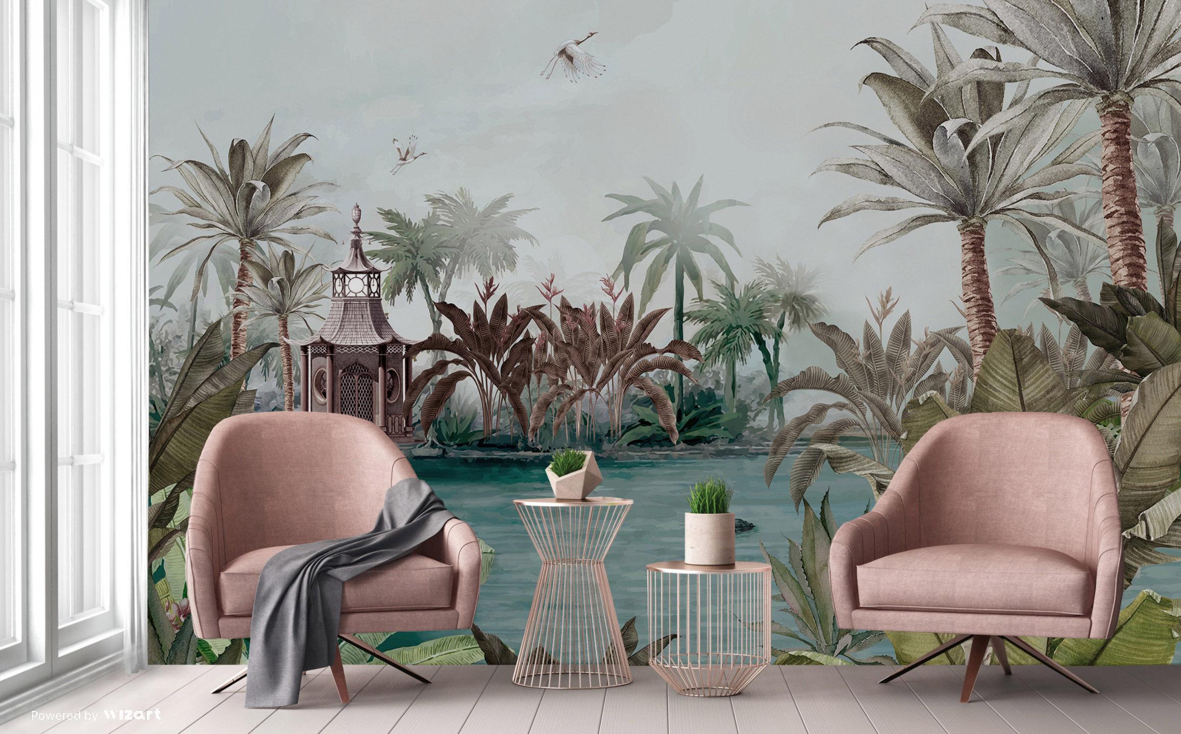 A Room That Will Make Your Rooms Look Fresh Mural Wallpaper A318-2