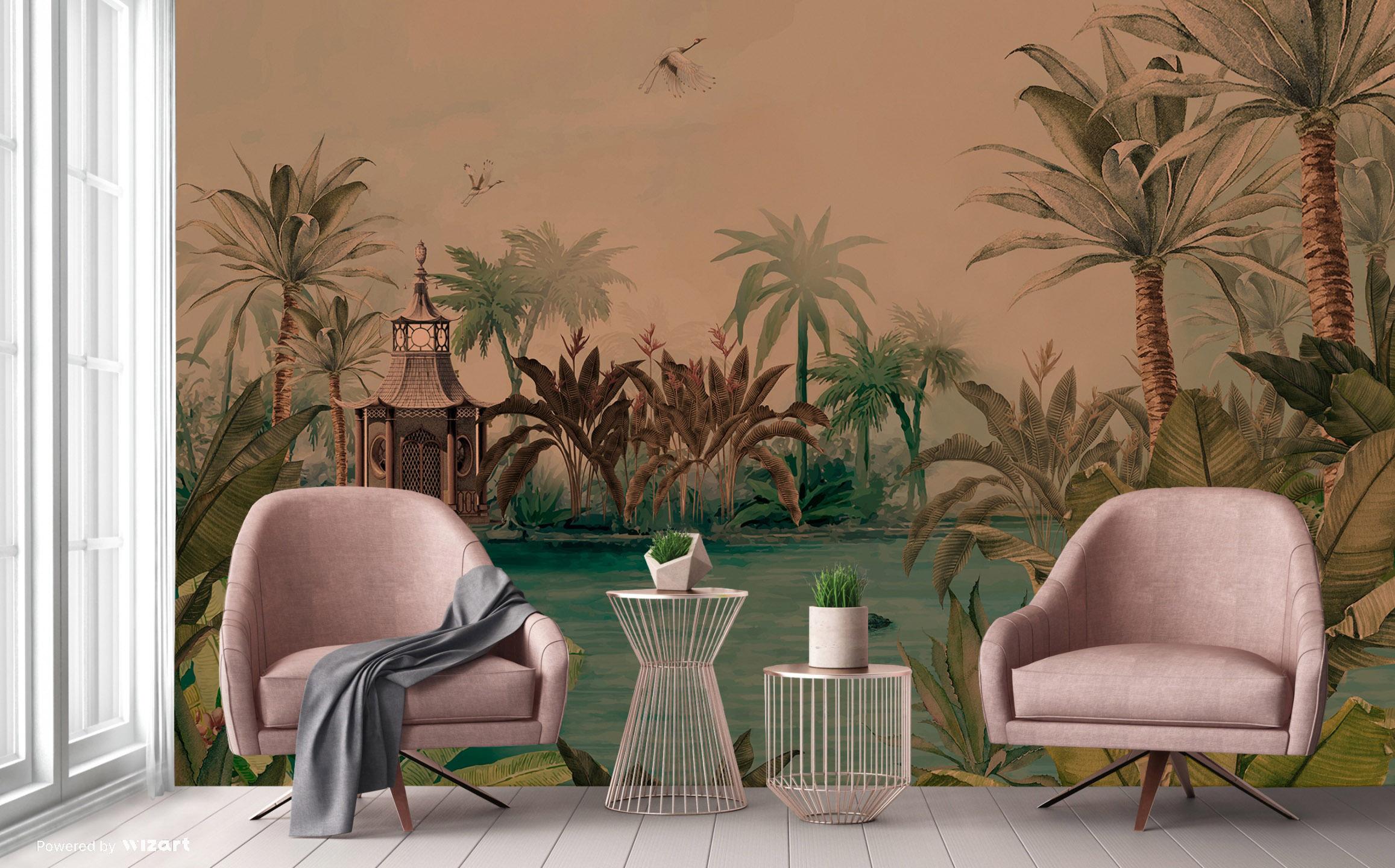 A Room That Will Make Your Rooms Look Fresh Mural Wallpaper A318-3