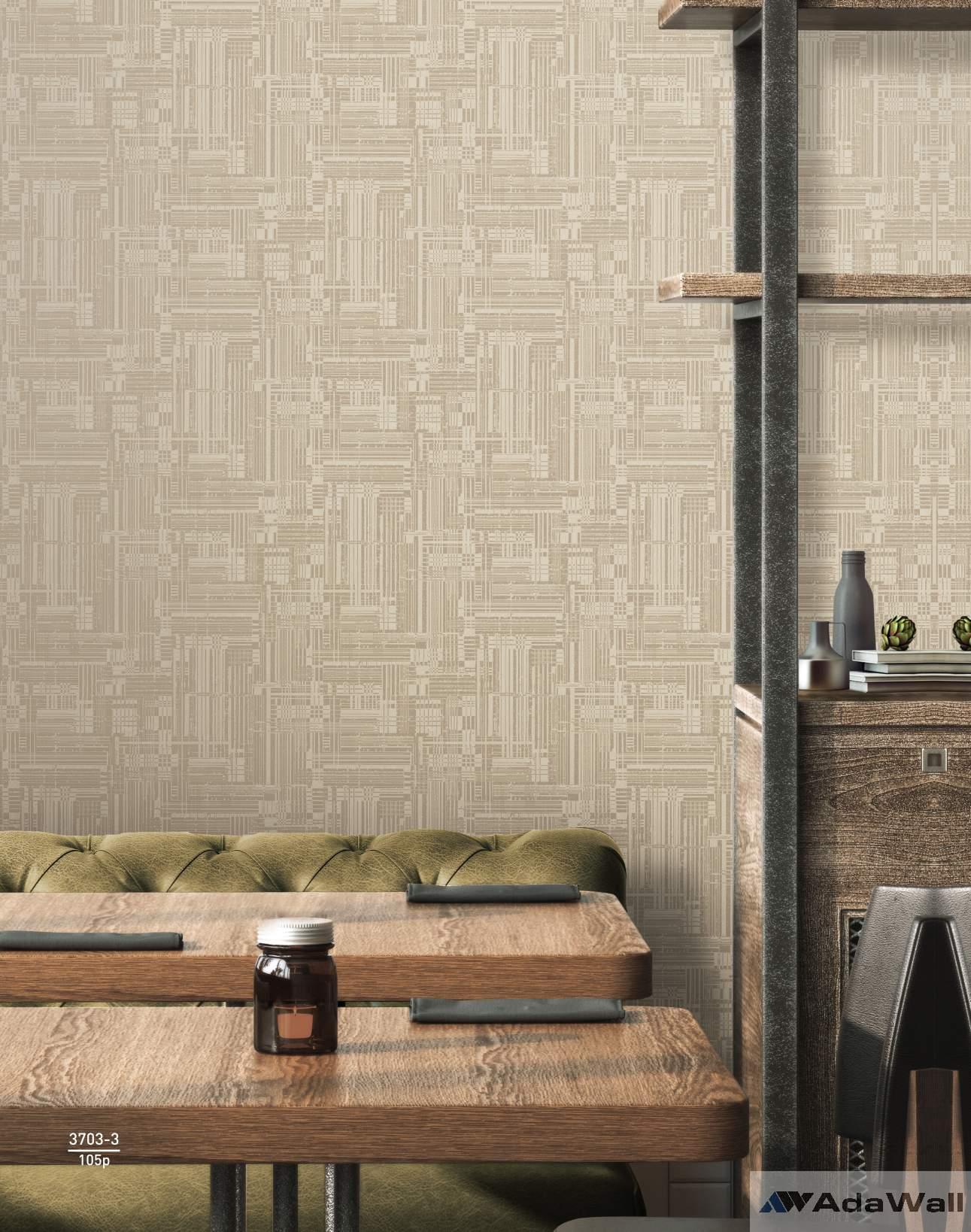 Abstract Stylised Woven Modern Pattern Wallpaper 3703-3