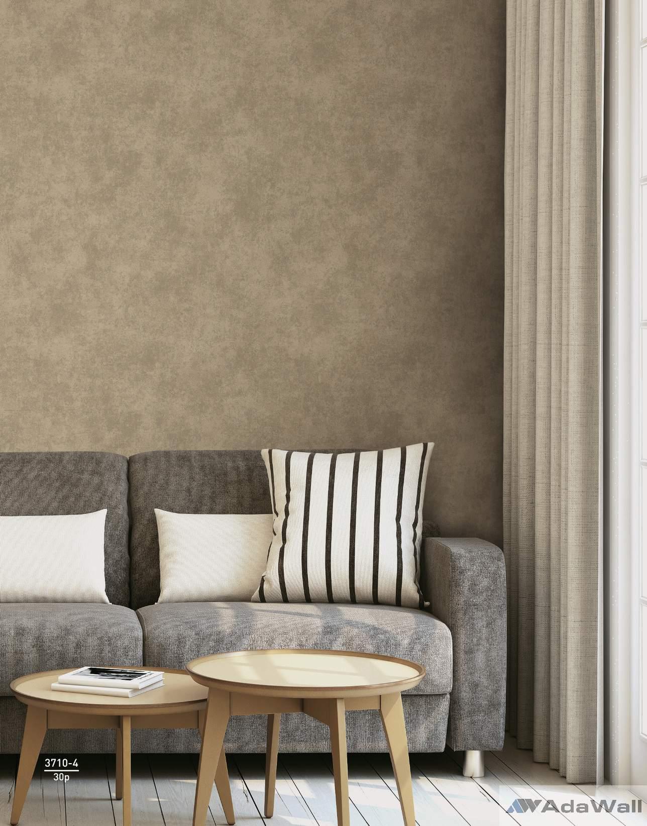 Abstract Plain Fabric Textured Wallpaper 3710-4